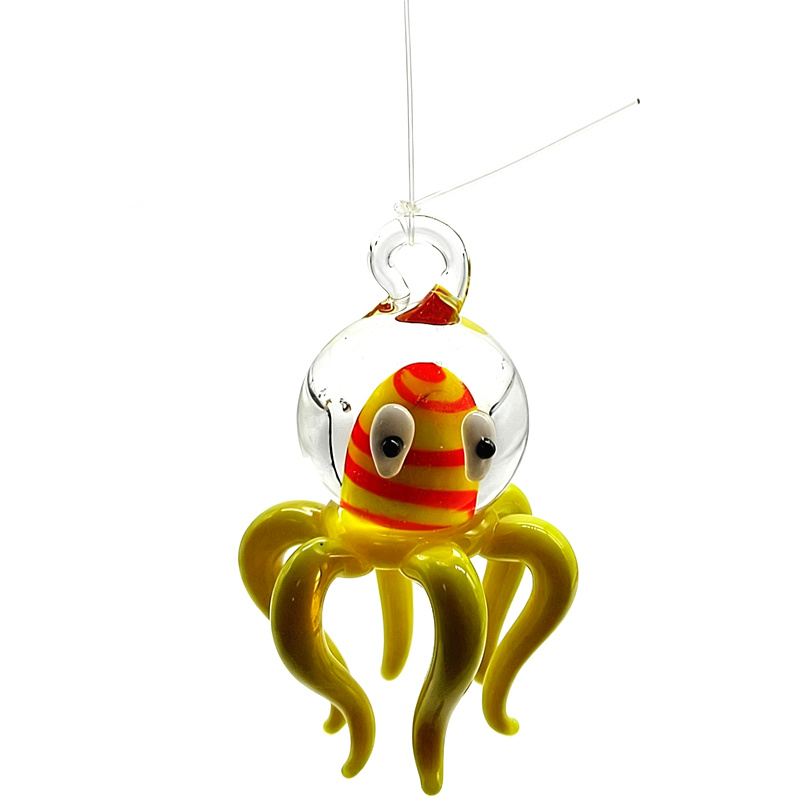 Floating Glass Octopus Figurin - Aquarium Marine World recension och pris
